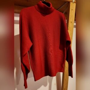 Pinque Red Turtleneck Size S NWT
